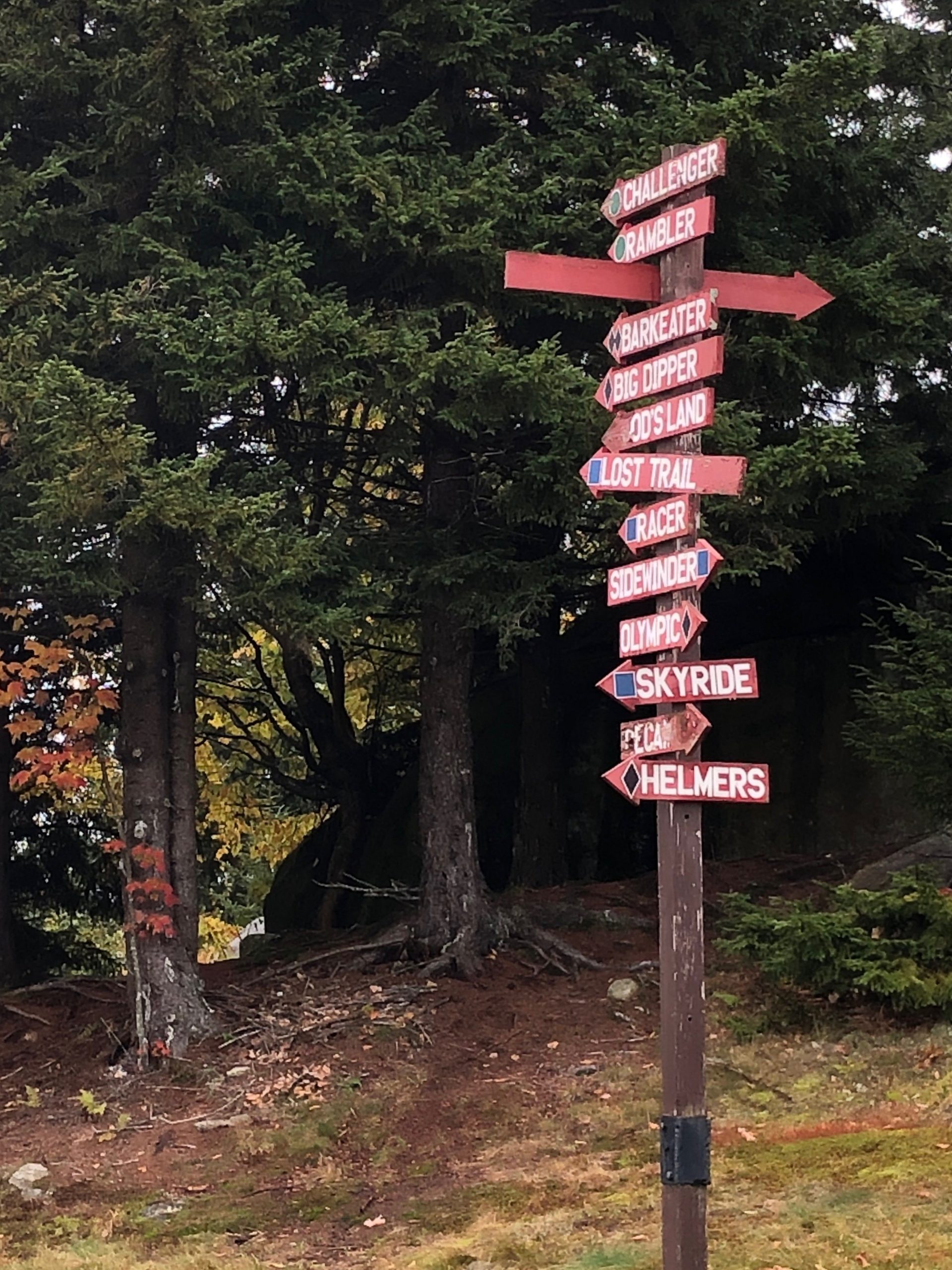 McCauley Mountain Signs